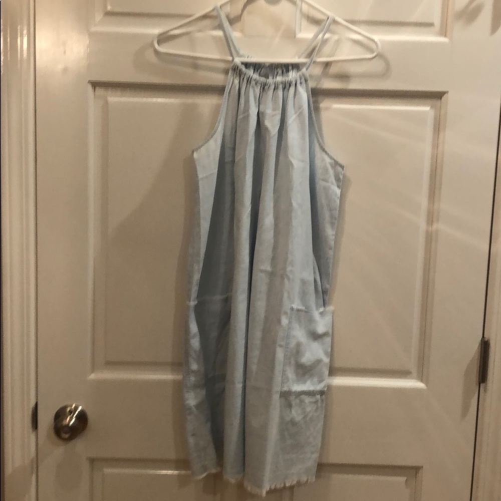 Light jean wash dress